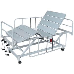 Cama Fowler Manual com Elevação de Leito Semi-Luxo com Grades Empilháveis DSM-011 SLXE